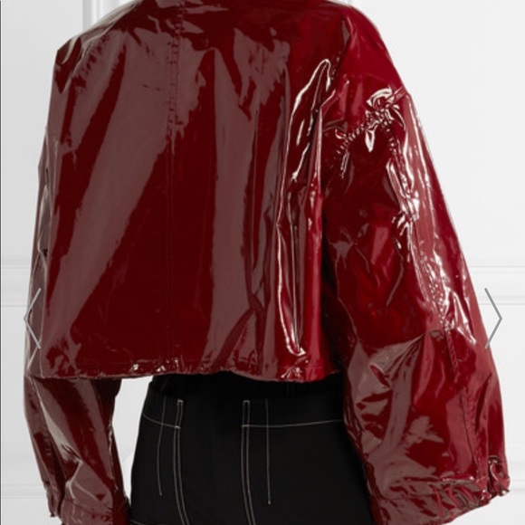 3.1 Phillip Lim Cropped Vinyl Jacket - Picture 7 of 8